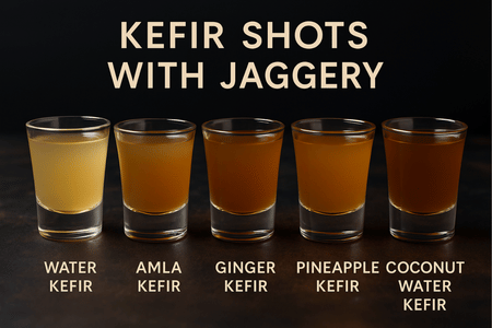 Kefir Shots (Water/Milk/Pineapple/Coconut Water/Ginger)