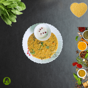 Comforting Spinach Millet Khichdi