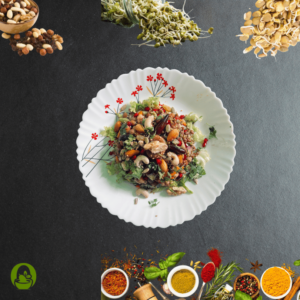 Power Sprouts Bowl with Dry Fruits