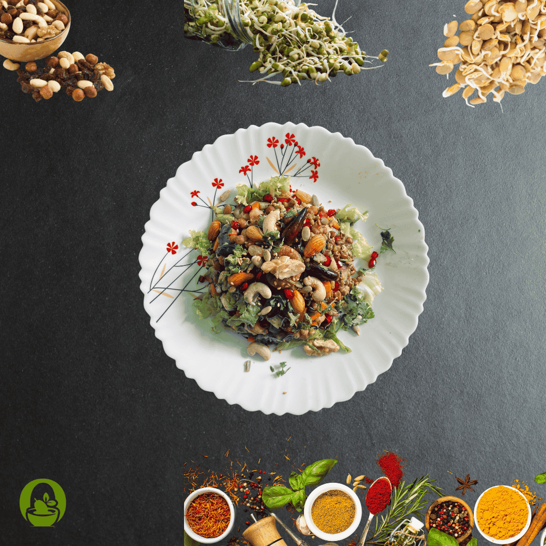 Power Sprouts & Microgreens Medley with Dry Fruits